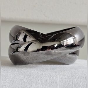Express Hematite Interlooped Bangle